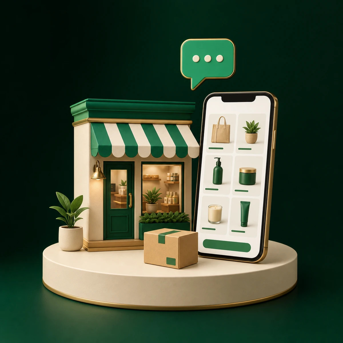 Loja + Marketplace Local
